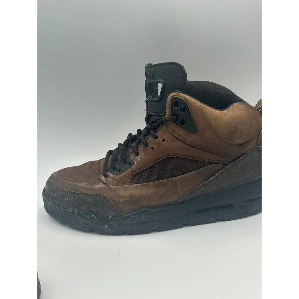 Jordan Spizike Winterized Boot Dark Cinder Brown Black 375356-201 Mens High Top